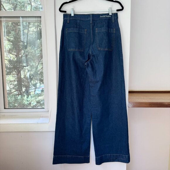 NWT Favorite Daughter Mischa High Rise Wide Leg Jeans Denim in Pepper Blue 30 - Picture 10 of 16